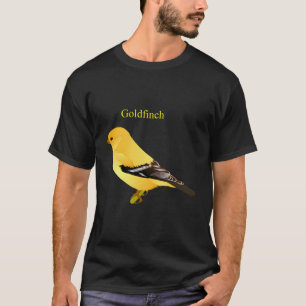 T-shirt Goldfinch Songbird Yellow Birp Clip