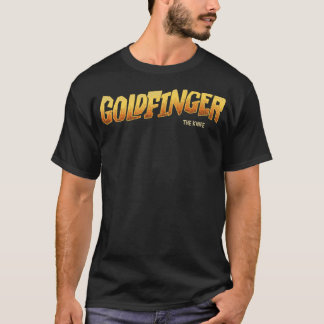 T-shirt Goldfinger couteau