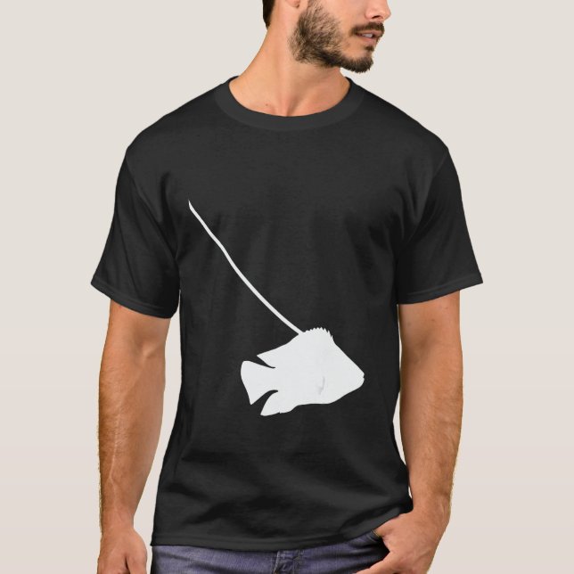 T-shirt Goldfish on a Leash Fish Pet Aquarium Animal Zoo C (Devant)