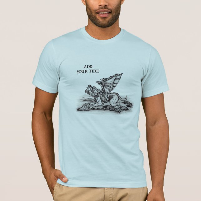 T-shirt Golem Gargoyle (Devant)