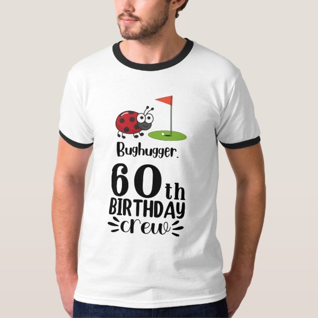 T-shirt Golf 60e anniversaire bughugger escadron drôle cad (Devant)