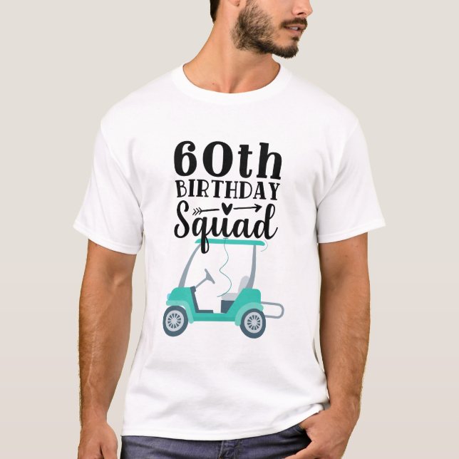T-shirt Golf 60e anniversaire Squad (Devant)