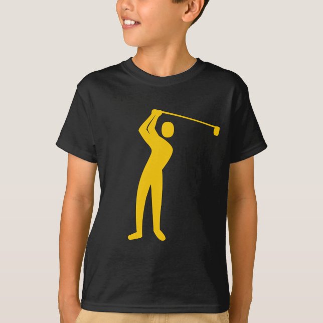 T-shirt Golf - Ambre (Devant)