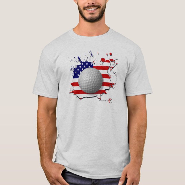 T-shirt Golf américain (Devant)