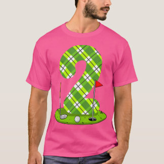 T-shirt Golf Anniversaire Pour 2Ème Anniversaire