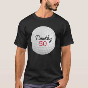 T-shirt Golf Ball Anniversaire - 50e ou autre année
