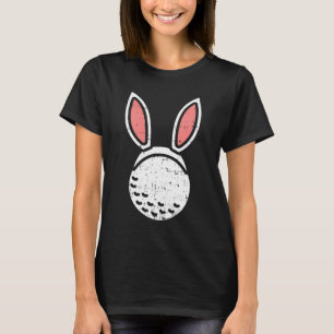 T-shirt Golf Ball Bunny Ears Funny Golf de Pâques Golfer G