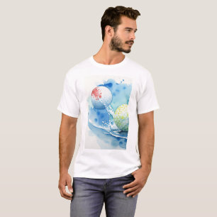 T-shirt Golf Ball Splash Golf