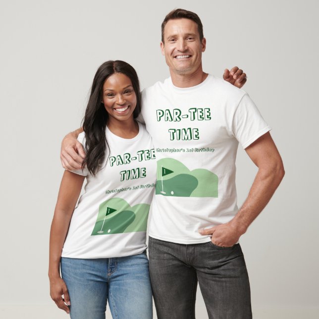 T-shirt Golf Boy 1er Anniversaire Parent (Unisexe)