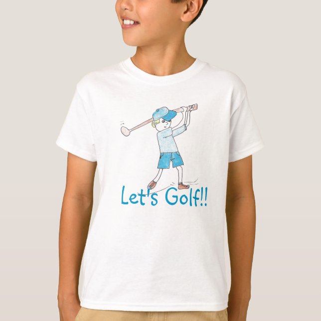 T-shirt Golf ! ! Chemise garçon (Devant)