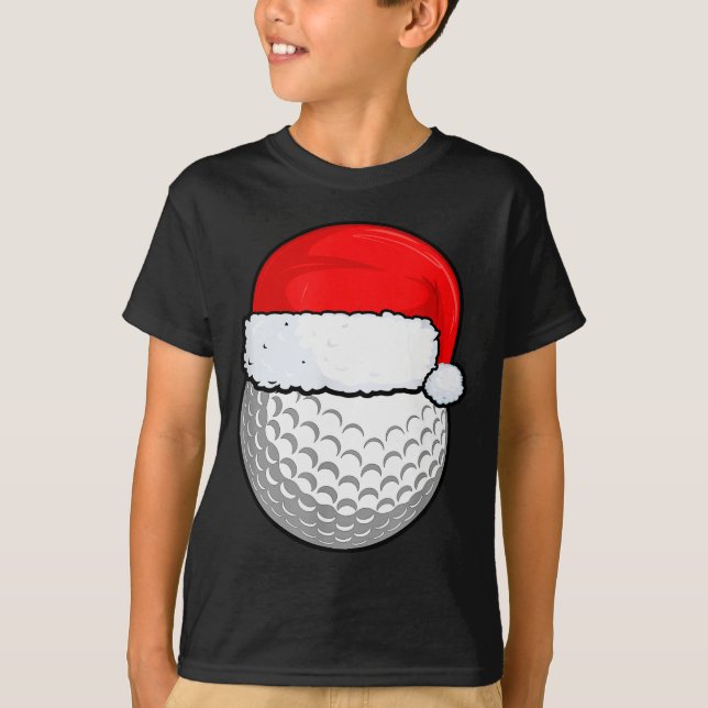 T-shirt Golf Christmas Pajama Shirt, Men Women Kids  (Devant)
