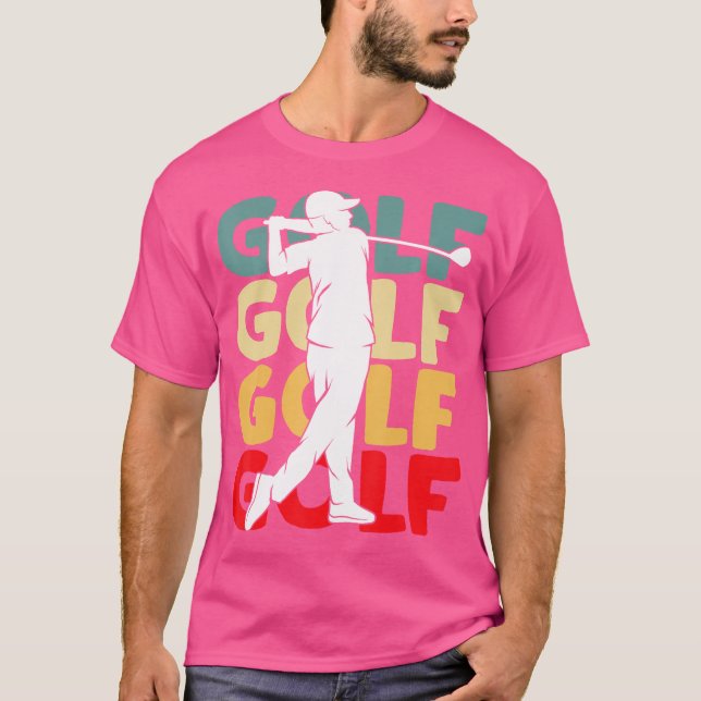 T-shirt Golf Club Golfing Garçons Hommes (Devant)