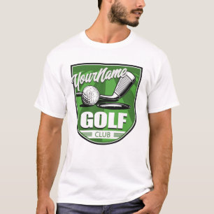 T-shirt Golf Club NAME Pro Golfer Player Personnalisé