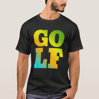 T-shirt Golf Conçu Avec Des Couleurs Naturelles