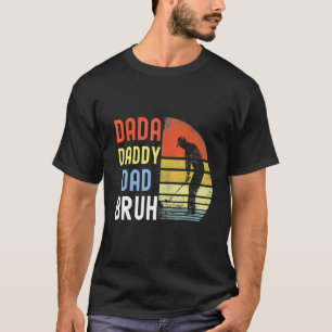 T-shirt Golf Dada Papa Daddy Bruh Fête des pères 2022