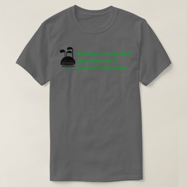 T-shirt Golf d'anniversaire (Design devant)