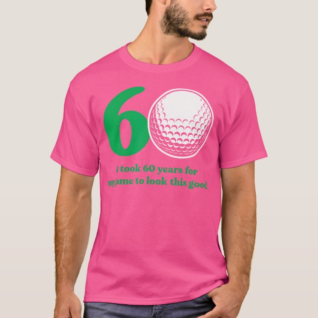 T-shirt Golf de 60 ans Golf de 60e anniversaire (Devant)