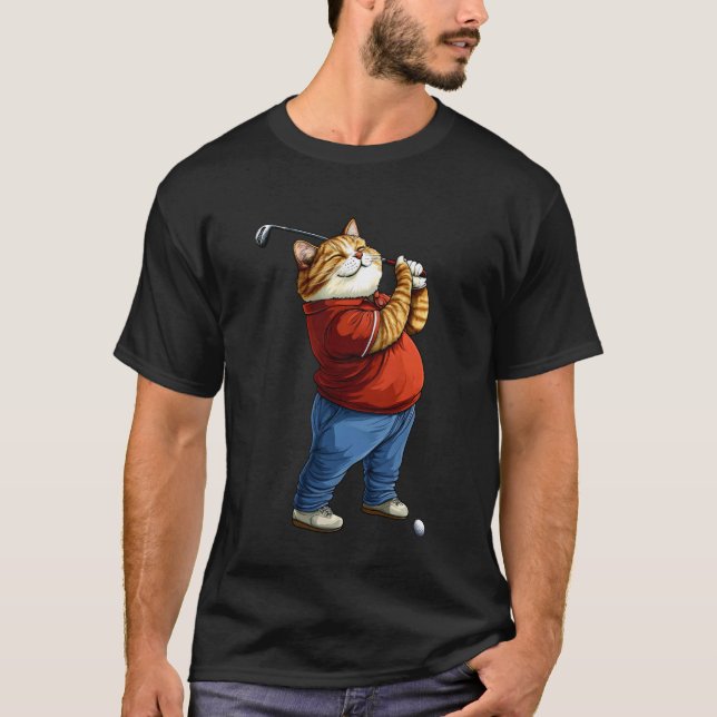 T-shirt Golf de chats (Devant)