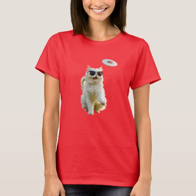 T-shirt Golf de disque perse blanc (Devant)