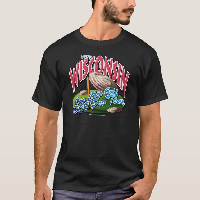 T-shirt Golf de puce de vache au Wisconsin (Devant)