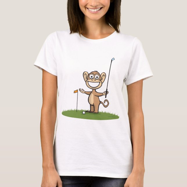 T-shirt Golf de singe (Devant)