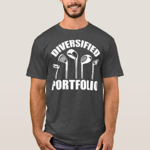 T-shirt Golf Diversification Portfolio Entreprise amusante
