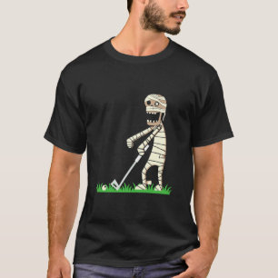 T-shirt Golf drôle d'Halloween Momie Golfeur Zombie Golfin