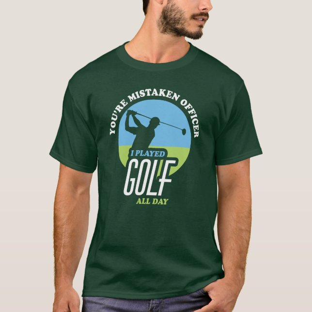 T-shirt Golf Drôle Dire Pour Les Golfeurs (Devant)