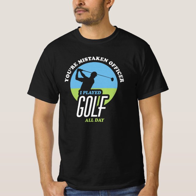 T-shirt Golf Drôle Dire Pour Les Golfeurs (Devant)
