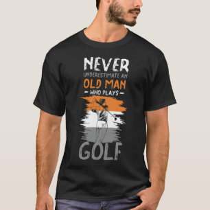 T-shirt golf drôles golfer clubs sports golf anniversaire