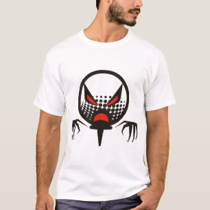 T-shirt Golf effrayant cimetière de groupe d'Halloween