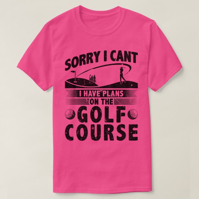 T-shirt Golf Gag Citation Drôle Golf (Design devant)