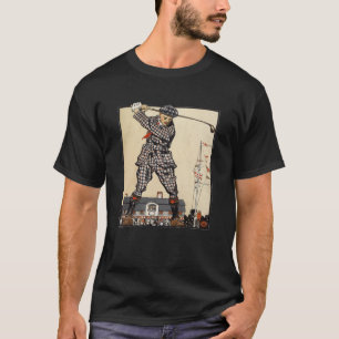 T-shirt Golf Golfer Vintage Golf antique