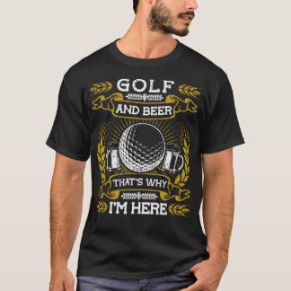 T-shirt Golf Golfing Dit drôle