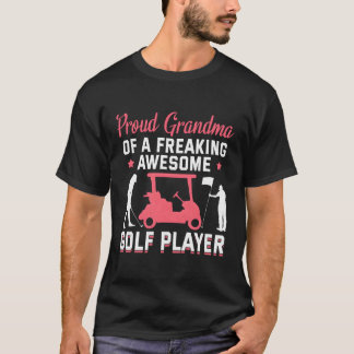 T-shirt Golf Grand-mère Joueur de golf Grand-mère Thème Go