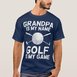 T-shirt Golf Grand-père Golf Grand-père Golfer Cadeau