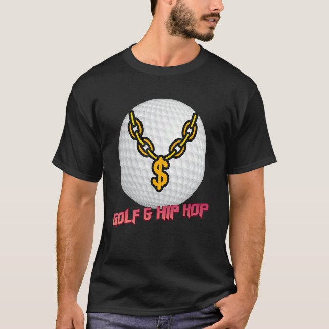 T-shirt Golf & Hip hop Sarcastic (Devant)