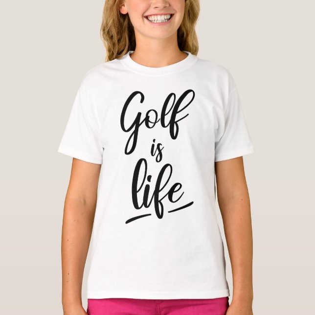 T-shirt Golf is life (Devant)