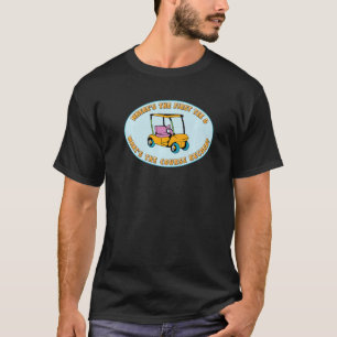 T-shirt Golf Joke Humour Premier parcours de golf Record 1