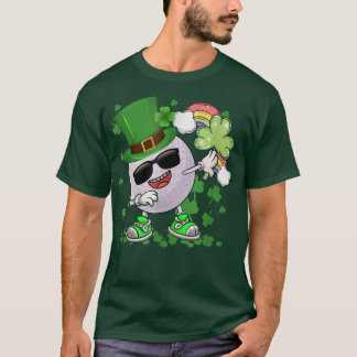 T-shirt Golf Leprechaun Dabbing Autour de Shamrock Gold St