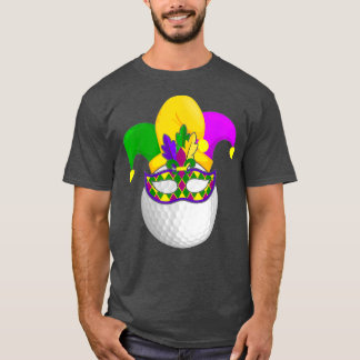 T-shirt Golf Mardi Gras Carnival Masque Jester Casquette G