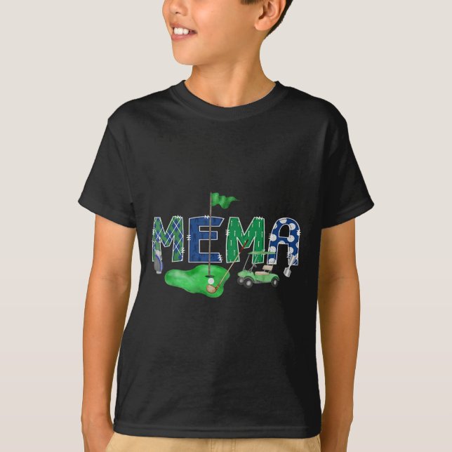 T-shirt Golf Mema Trou Un 1ère Œuvre (Devant)