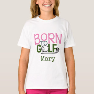 T-shirt Golf né des balles de golf pour fille