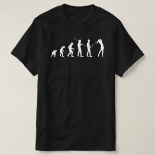 T-shirt Golf Player Evolution ・ Funny Golfer Meme Bv