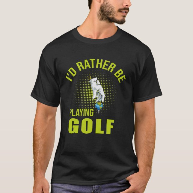 T-shirt Golf Player for Golfer (Devant)