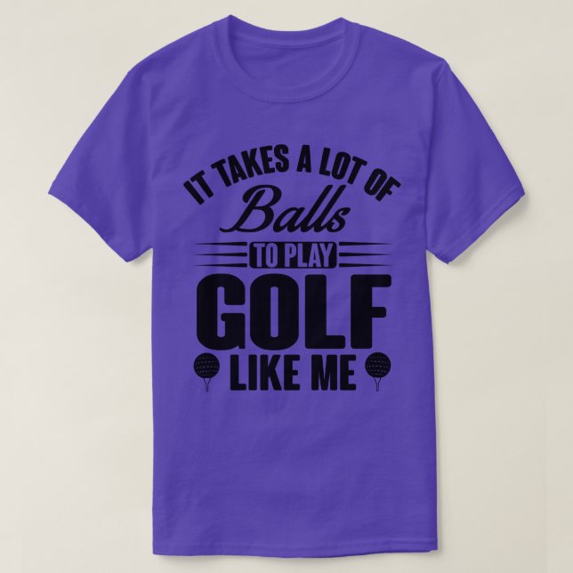T-shirt Golf prend des balles (Design devant)