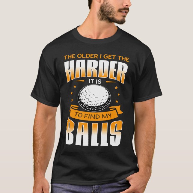 T-shirt Golf Putter Bogey Golfer Golfing Birdie Eagle Par  (Devant)