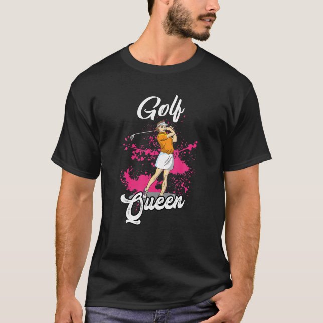 T-shirt Golf Queen Mini Golf Loisirs Sport Ladies W (Devant)