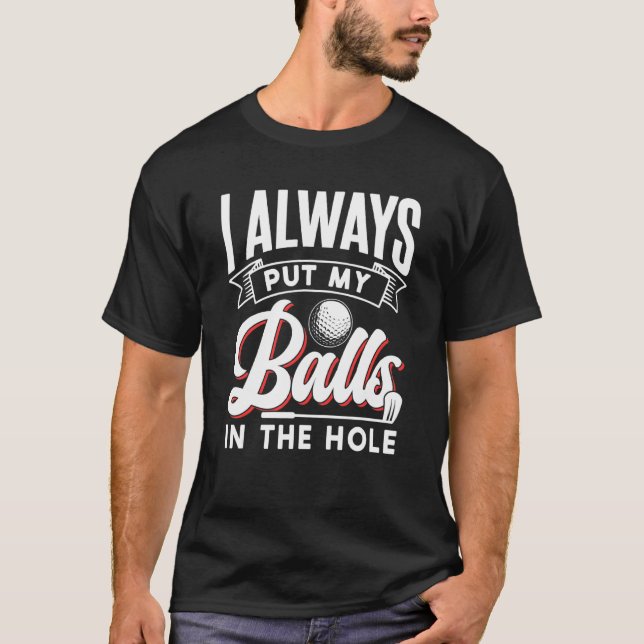 T-shirt Golf Saying Golf Club (Devant)