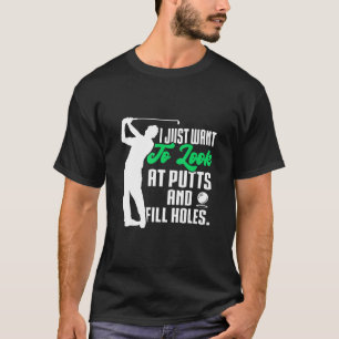 T-shirt Golf Saying Golfing Joueur Cool Sports